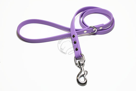 Amethyst Purple Biothane Dog Leash - Regular 16mm (5/8") width