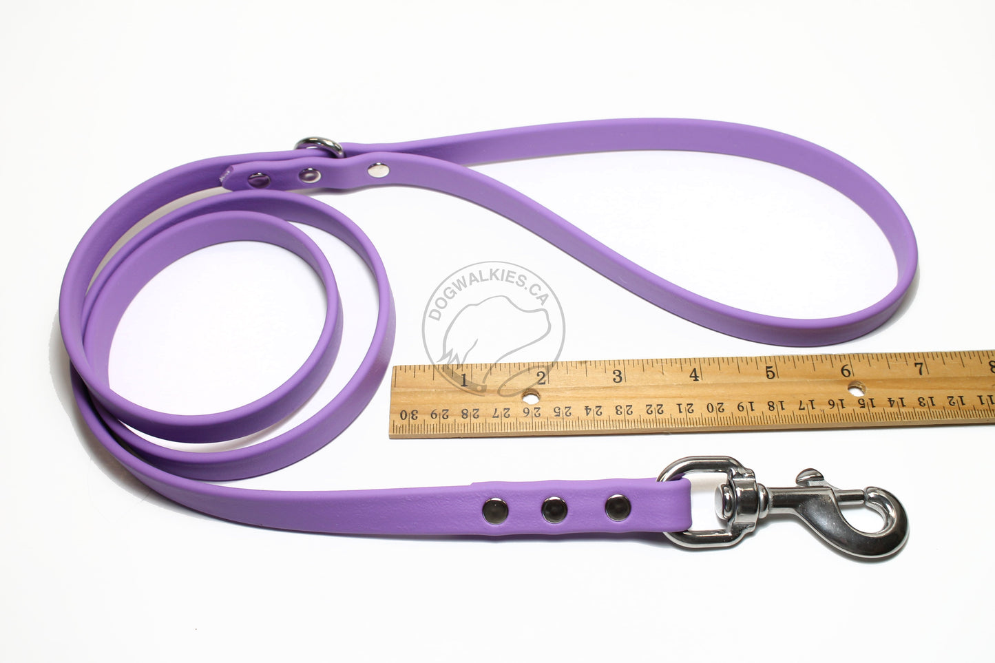 Amethyst Purple Biothane Dog Leash - Regular 16mm (5/8") width