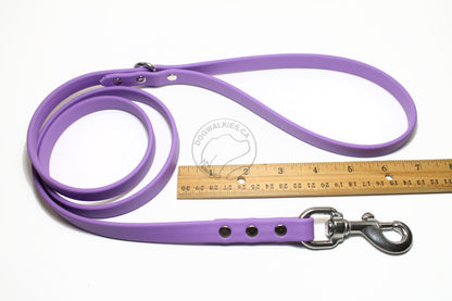 Amethyst Purple Biothane Dog Leash - Regular 16mm (5/8") width
