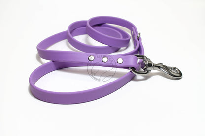 Amethyst Purple Biothane Dog Leash - Regular 16mm (5/8") width