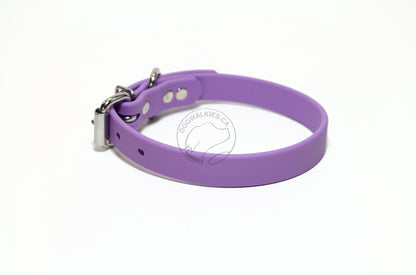 Amethyst Biothane Dog Collar - 3/4" (20mm) wide
