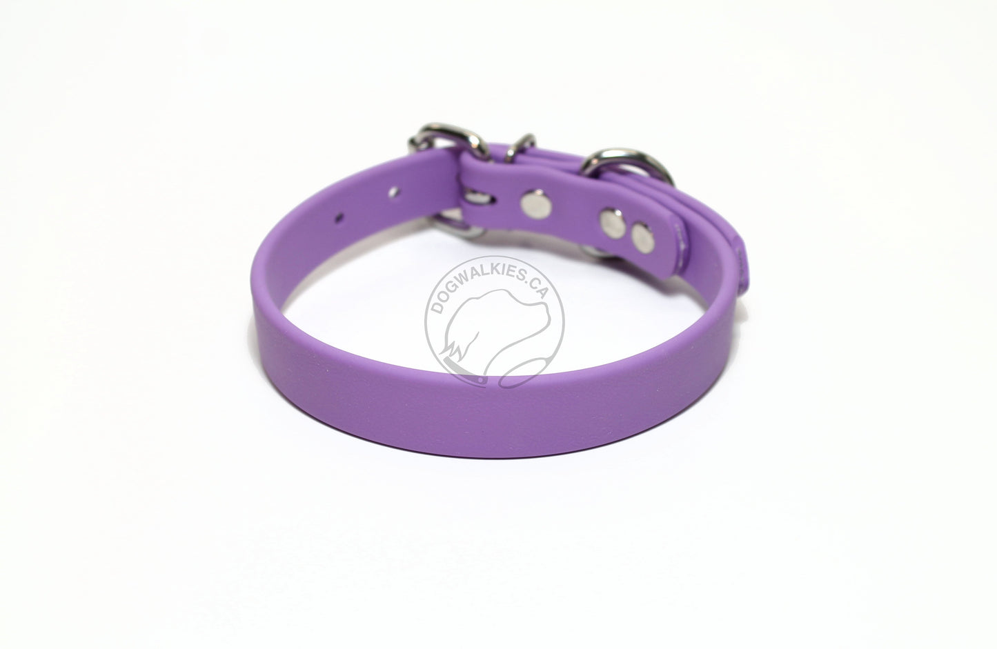 Amethyst Biothane Dog Collar - 3/4" (20mm) wide