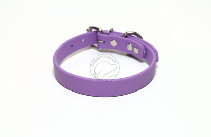 Amethyst Biothane Dog Collar - 3/4" (20mm) wide