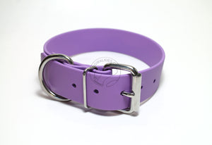 Amethyst Purple Biothane Dog Collar - Extra Wide - 1.5 inch (38mm) wide