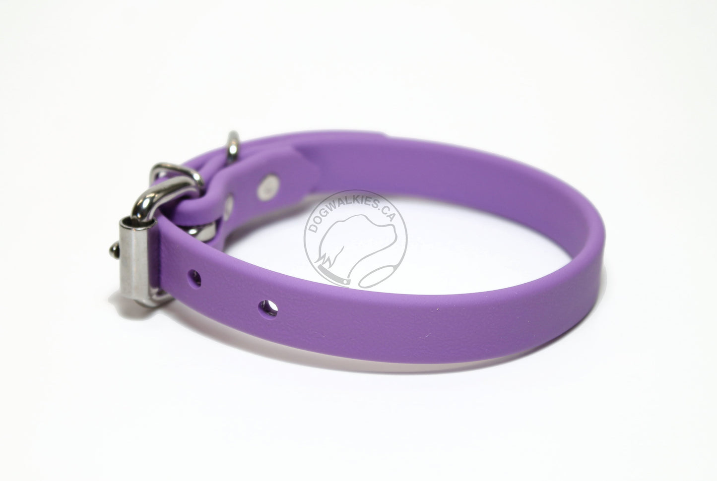 Amethyst Biothane Dog Collar - 5/8"(16mm) wide