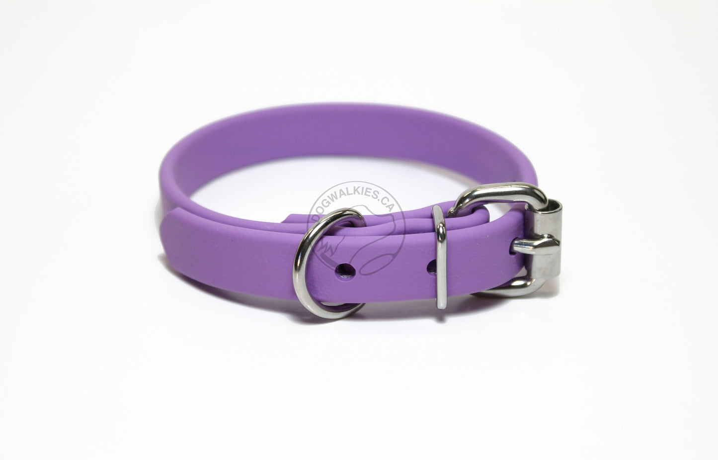 Amethyst Biothane Dog Collar - 5/8"(16mm) wide