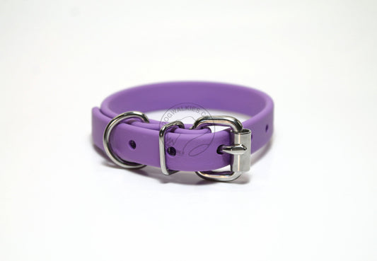 Amethyst Biothane Dog Collar - 5/8"(16mm) wide