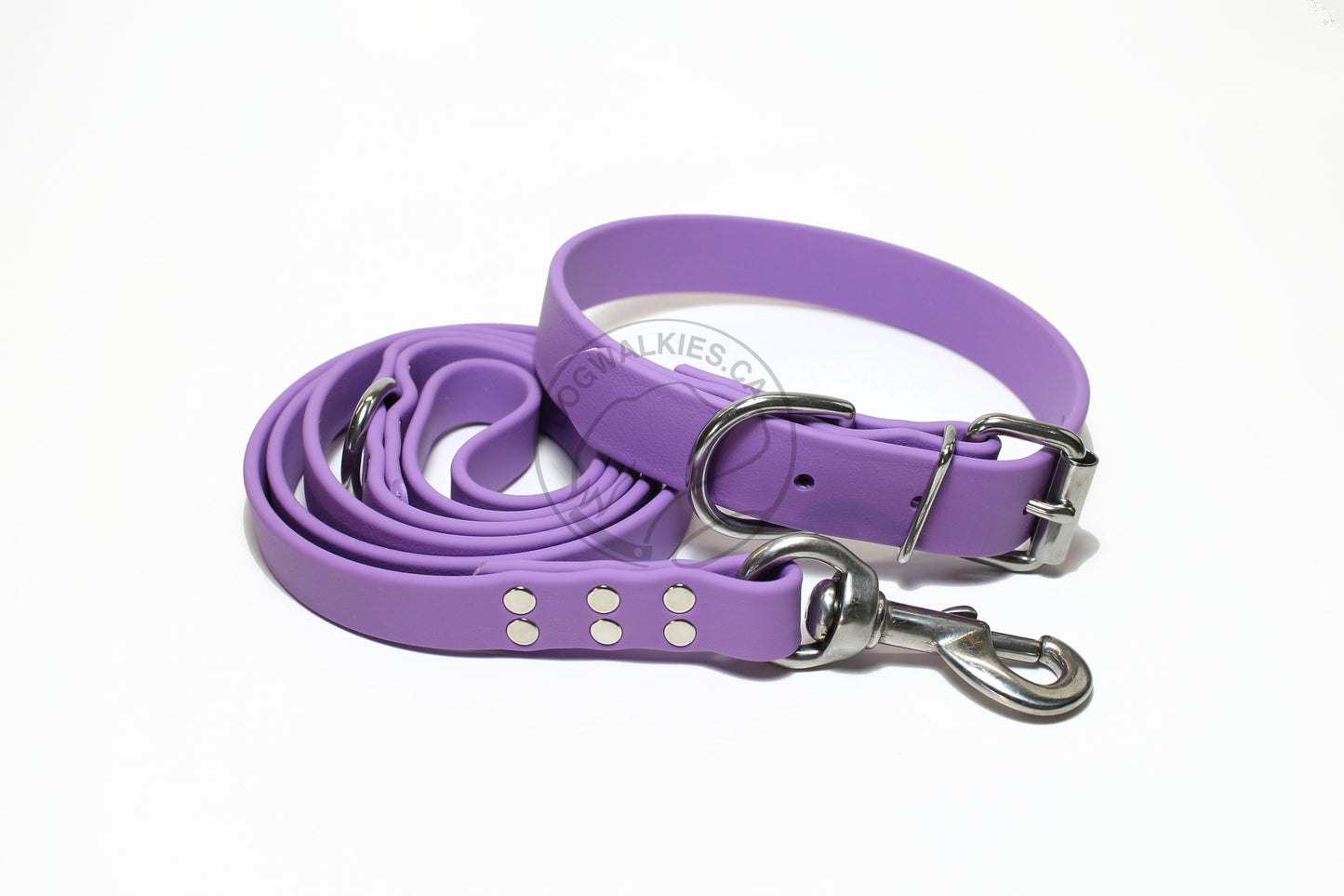Amethyst Biothane Large Dog Leash