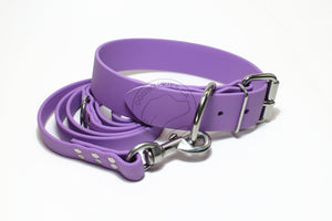 Amethyst Purple Biothane Dog Collar - Extra Wide - 1.5 inch (38mm) wide