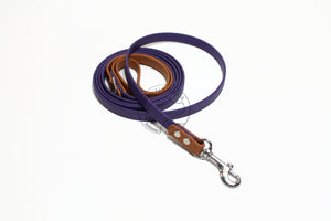 Two Tone Biothane Dog Leash - 1/2" (12mm) wide - Thin leash