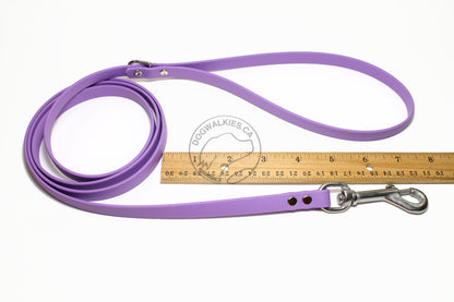Amethyst Biothane Small Dog Leash