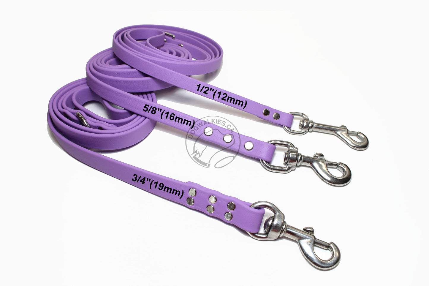 Amethyst Biothane Small Dog Leash