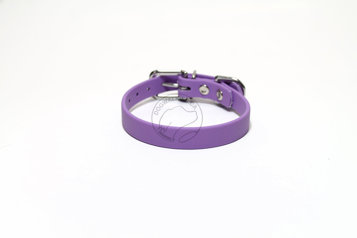 Amethyst Biothane Small Dog Collar - 1/2" (12mm) wide