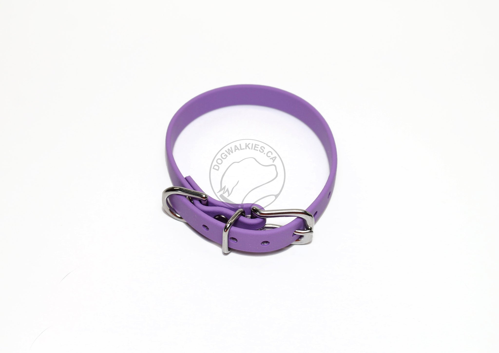 Amethyst Biothane Small Dog Collar - 1/2" (12mm) wide