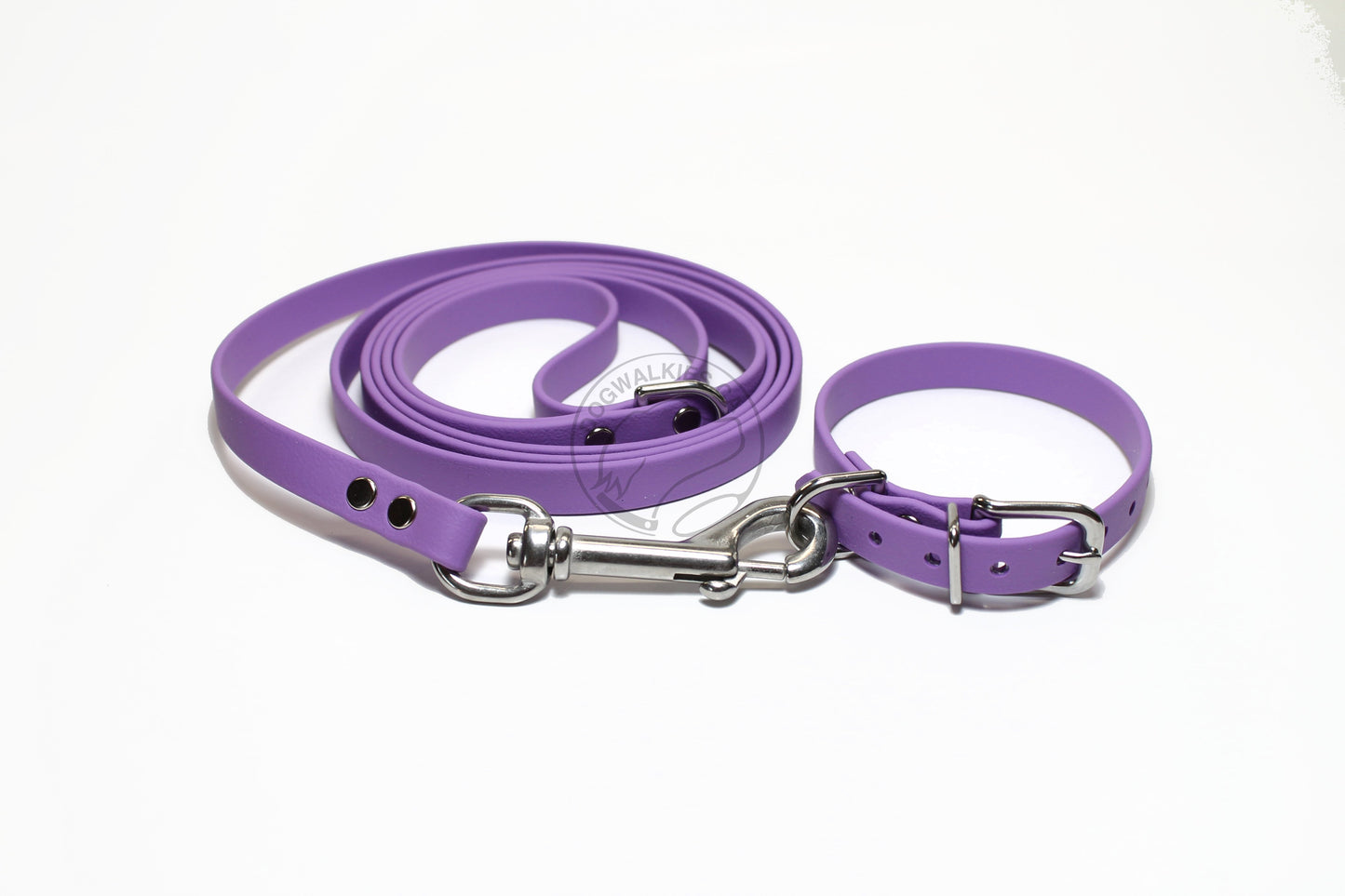 Amethyst Biothane Small Dog Collar - 1/2" (12mm) wide