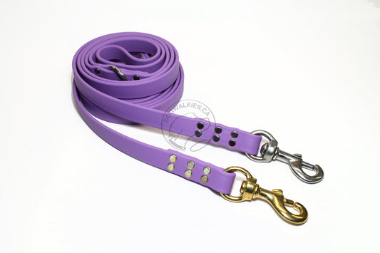 Amethyst Biothane Large Dog Leash
