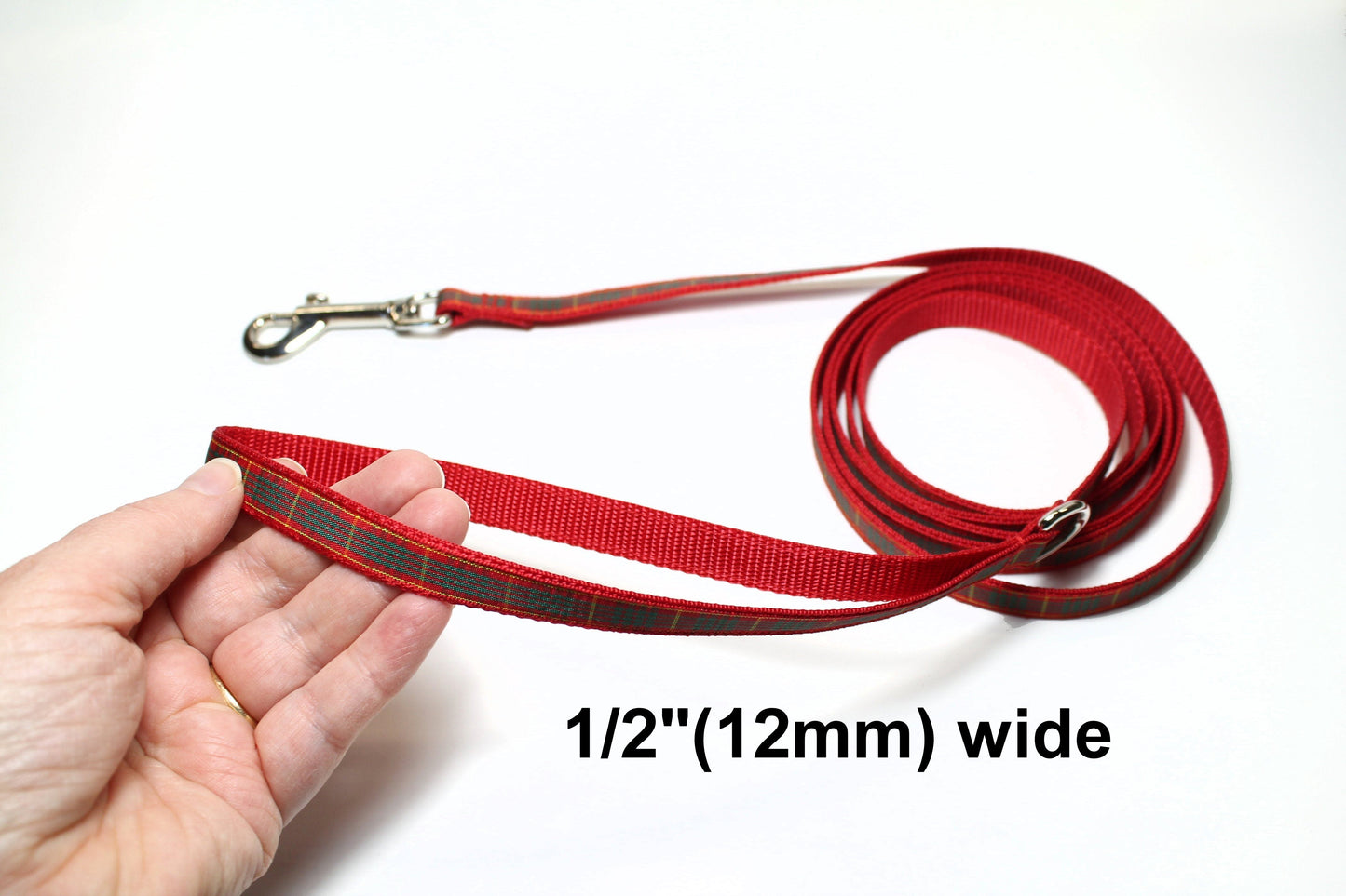 Tartan Dog Leash - Cameron Red Clan Tartan