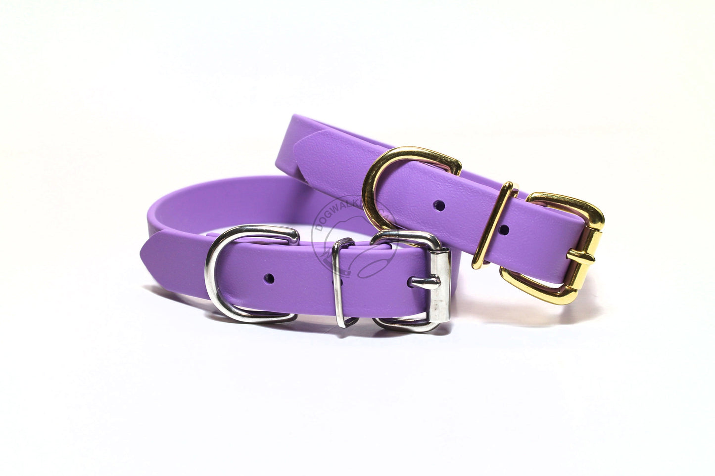 Amethyst Biothane Dog Collar - 1 inch (25mm) wide
