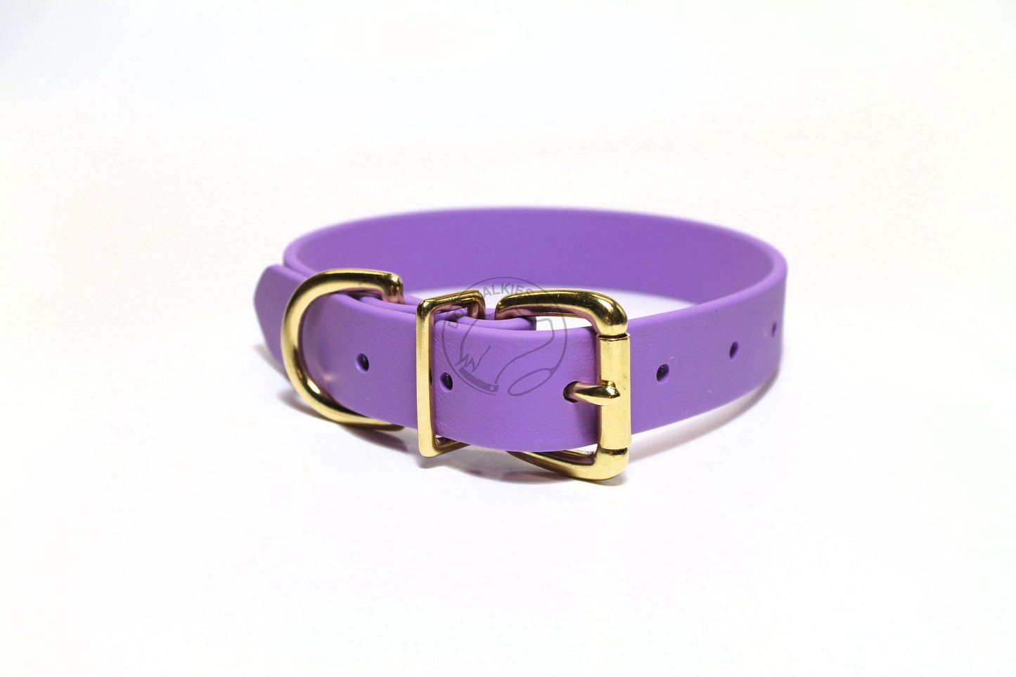 Amethyst Biothane Dog Collar - 1 inch (25mm) wide