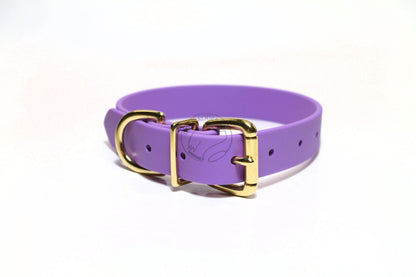 Amethyst Biothane Dog Collar - 1 inch (25mm) wide