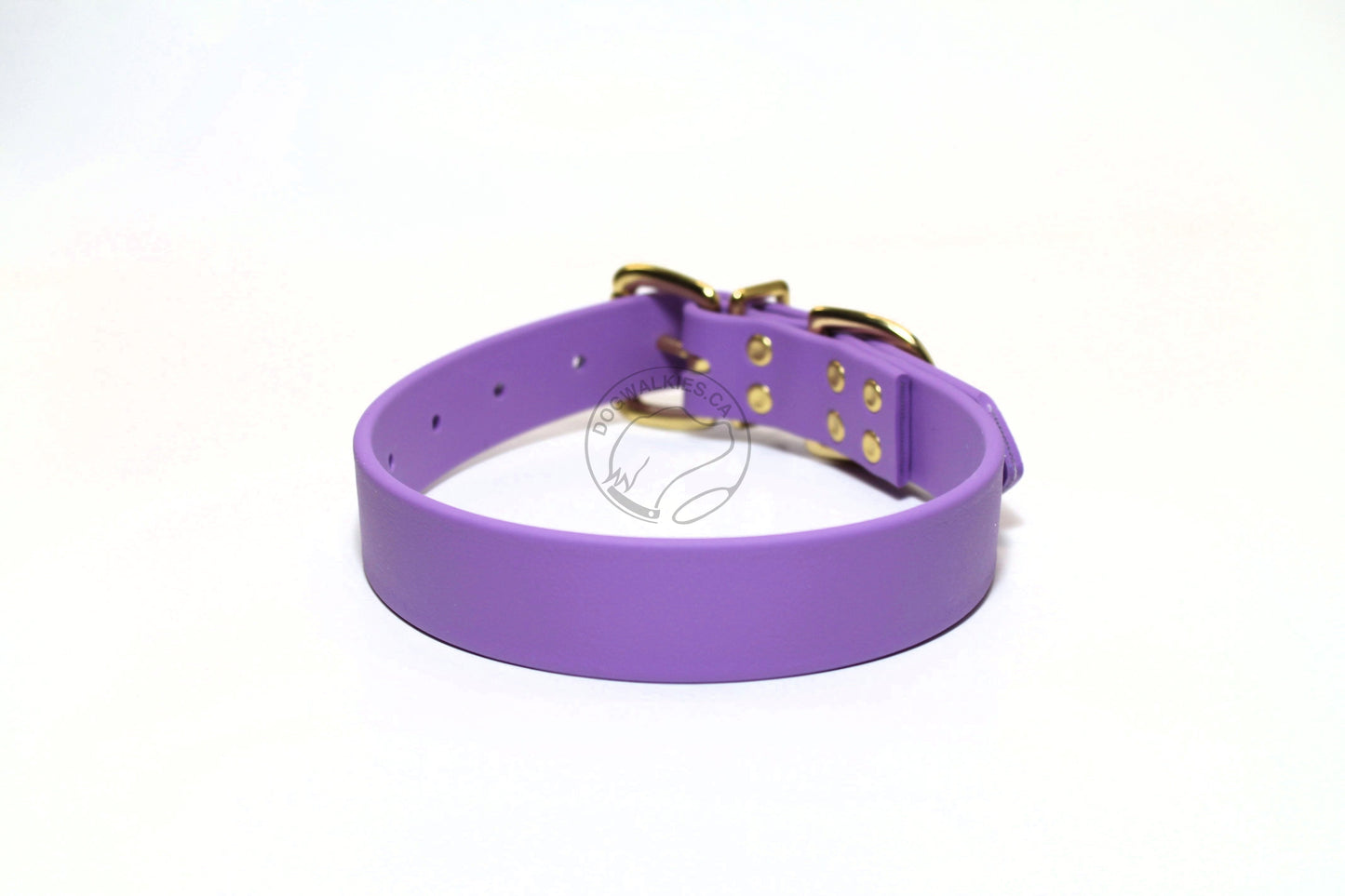Amethyst Biothane Dog Collar - 1 inch (25mm) wide