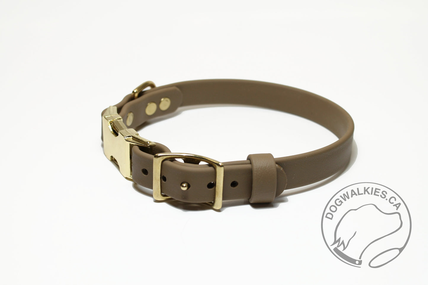 Side Release - 3/4" (20mm) Dog Collar in Biothane - 40 colour choices - quick pinch release