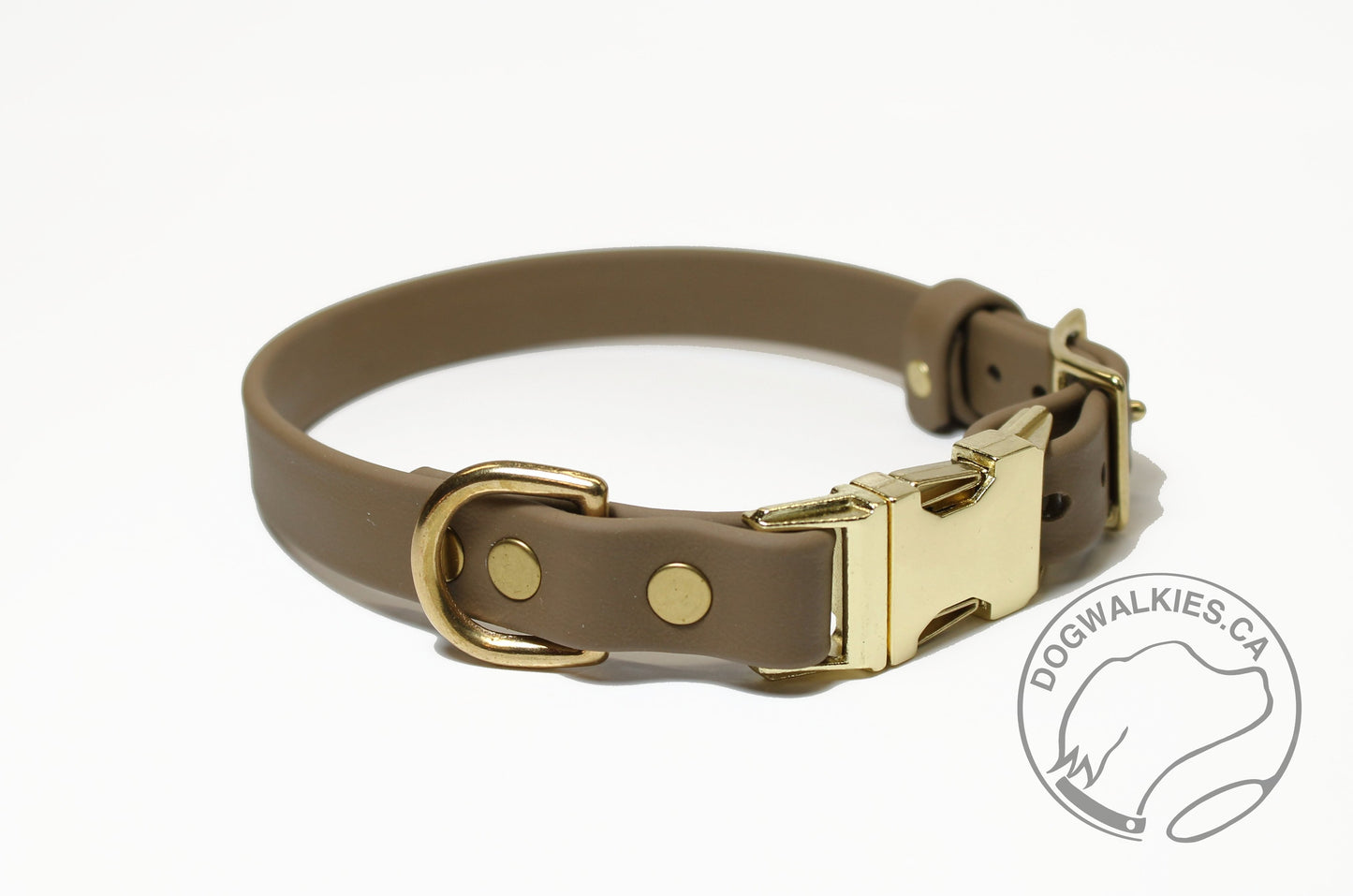 Side Release - 3/4" (20mm) Dog Collar in Biothane - 40 colour choices - quick pinch release