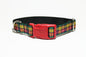 Buchanan clan tartan - dog collar