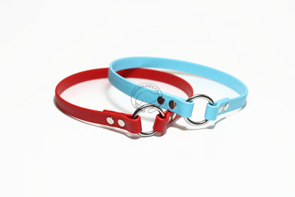 Simple Tag Dog Collar in Genuine Biothane - 12mm (1/2") width - O Ring Collar