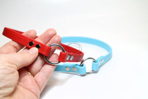 Simple Tag Dog Collar in Genuine Biothane - 12mm (1/2") width - O Ring Collar