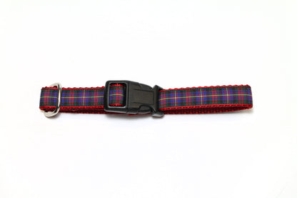Cameron of Erracht clan tartan - dog collar