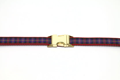 Cameron of Erracht clan tartan - dog collar
