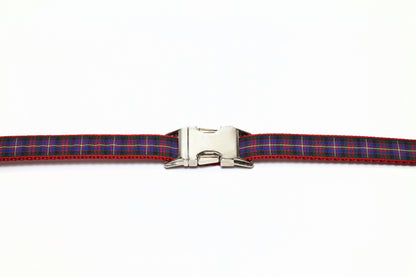 Cameron of Erracht clan tartan - dog collar