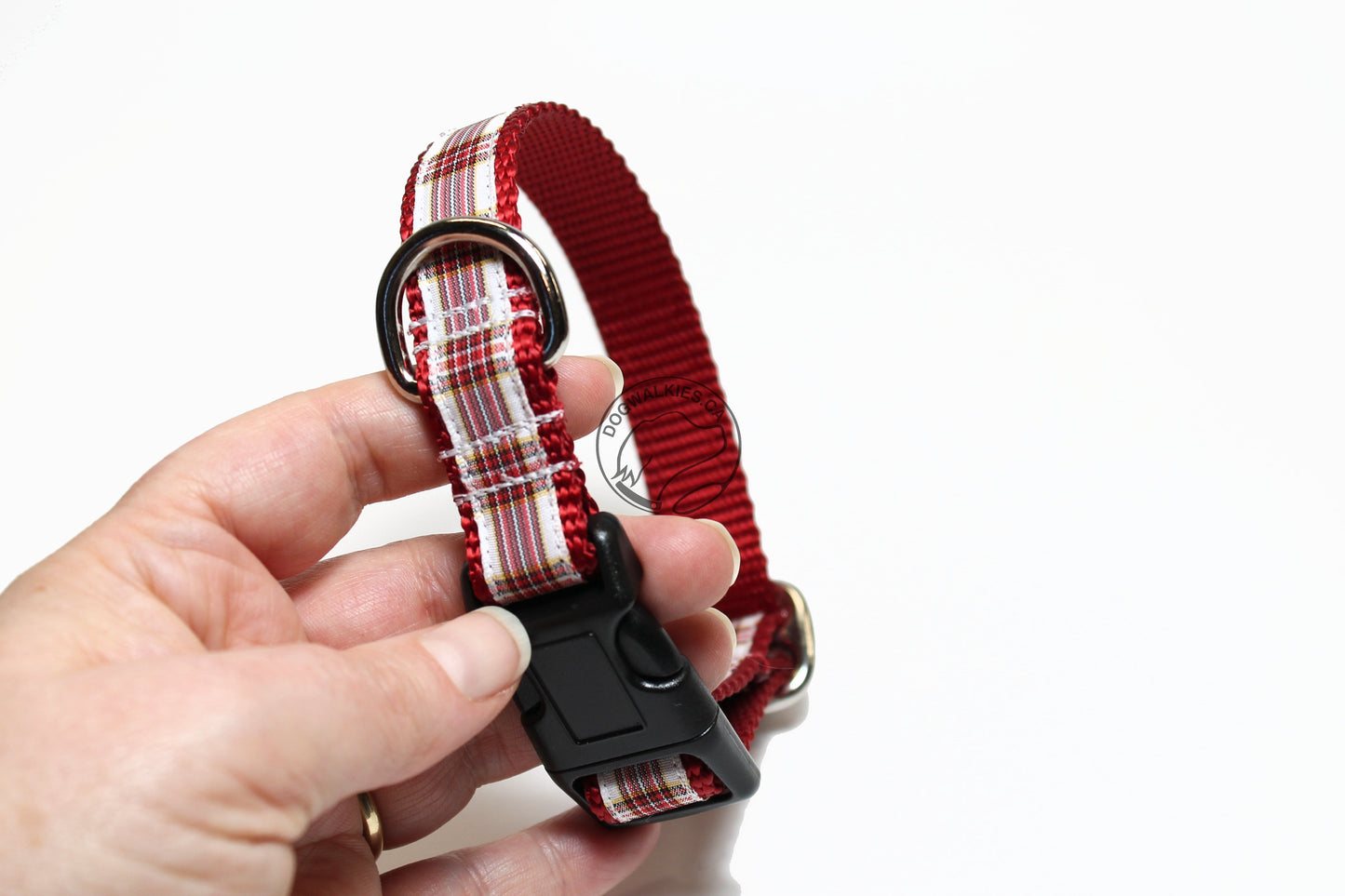 Stuart Clan Dress tartan - dog collar