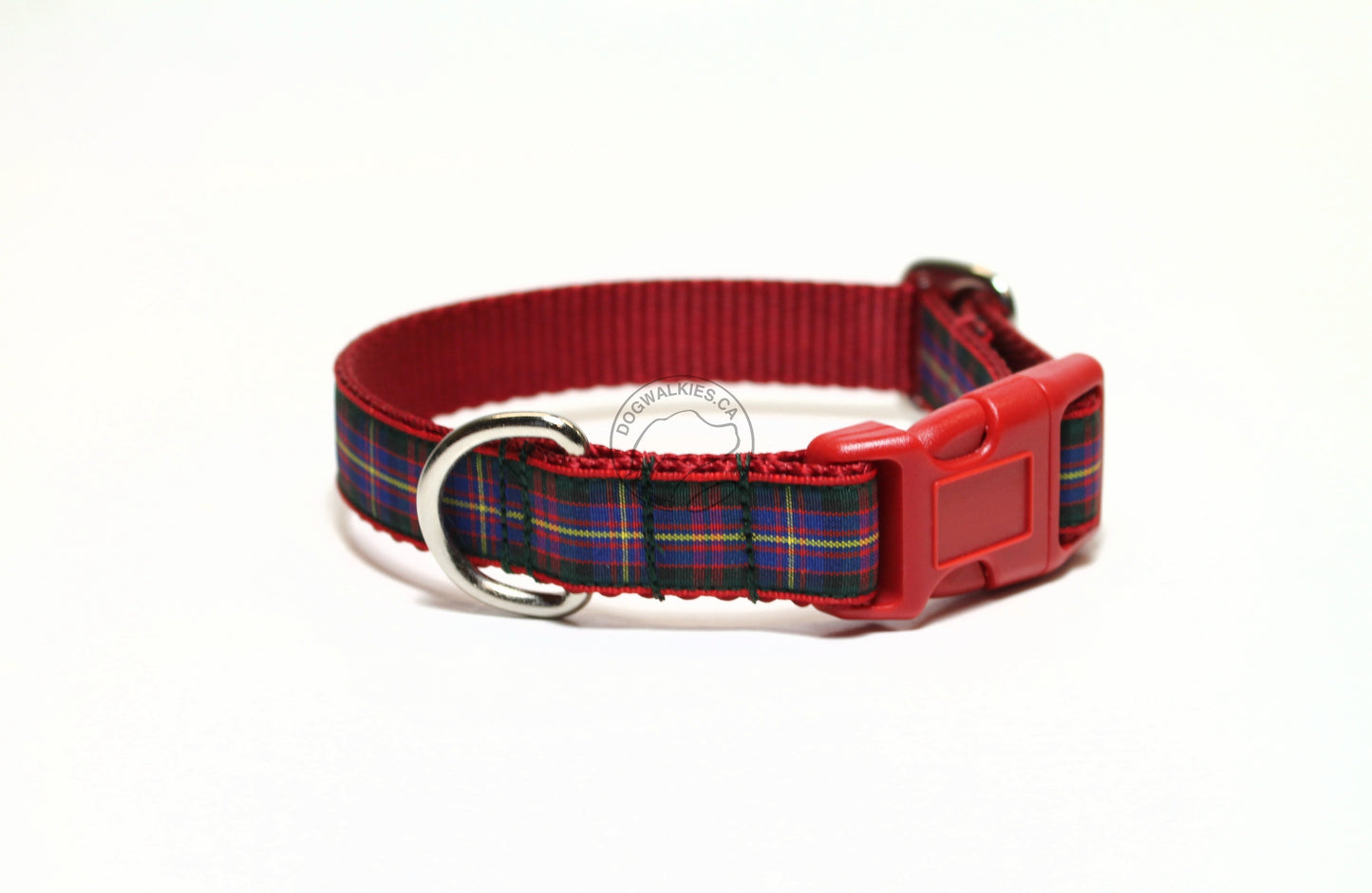 Cameron of Erracht clan tartan - dog collar