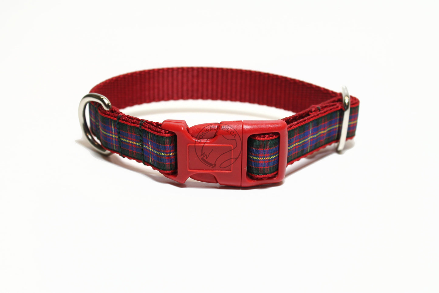 Cameron of Erracht clan tartan - dog collar