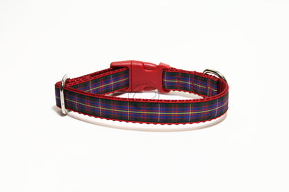 Cameron of Erracht clan tartan - dog collar