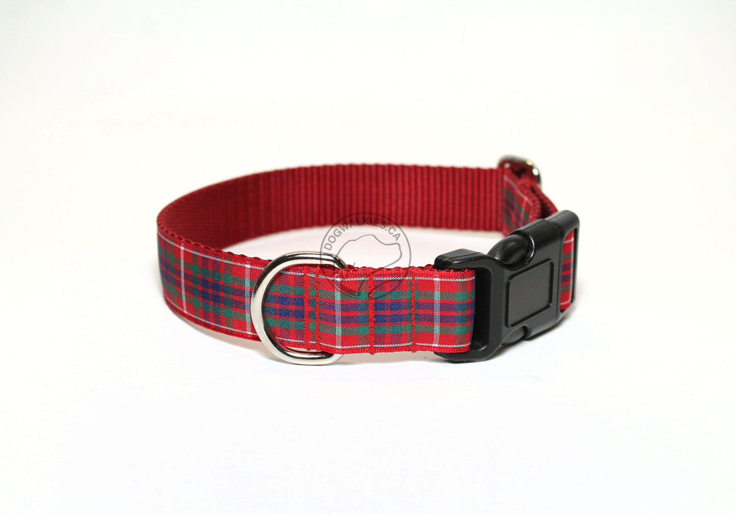 Fraser Clan tartan - dog collar