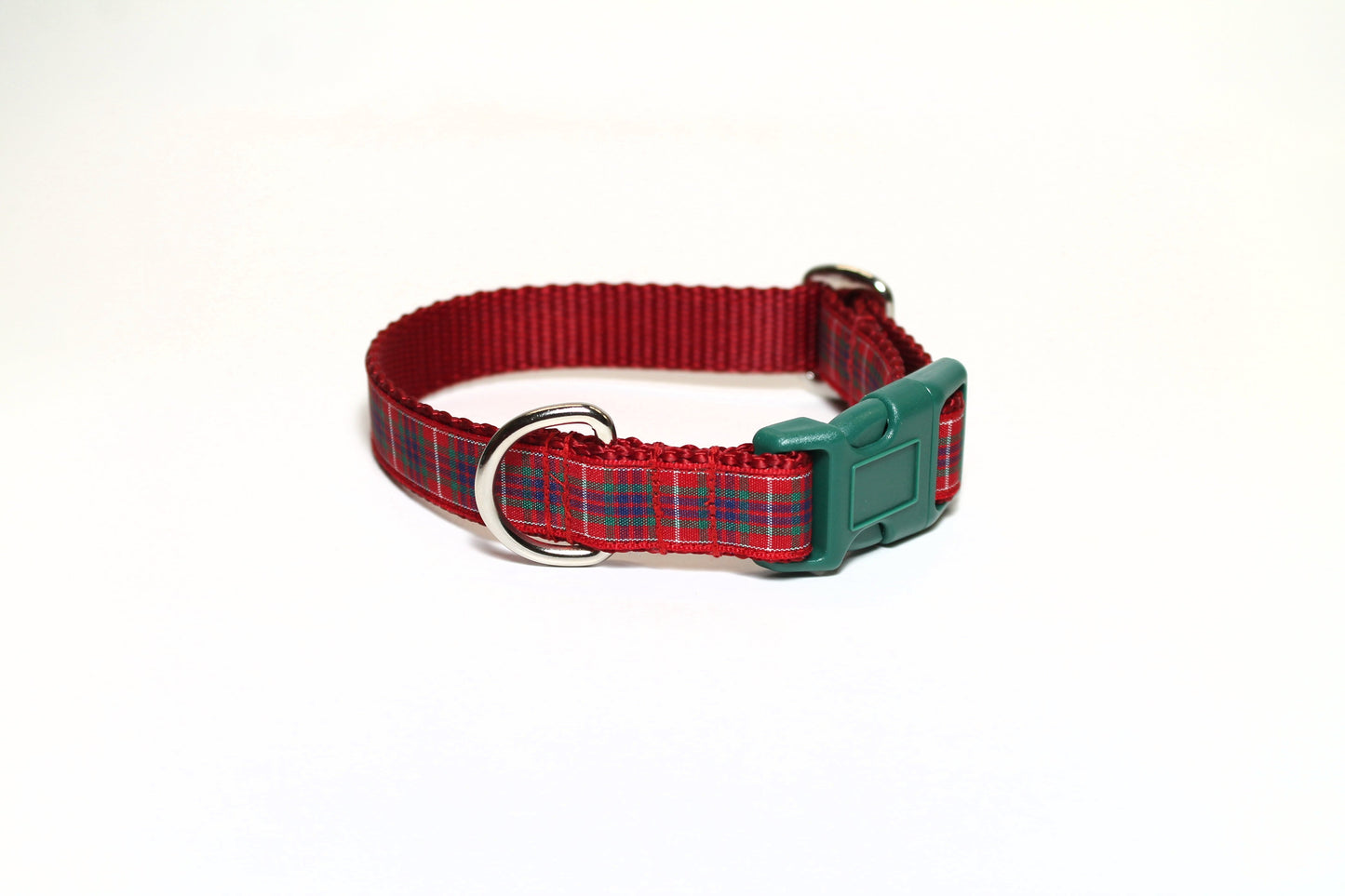 Fraser Clan tartan - dog collar