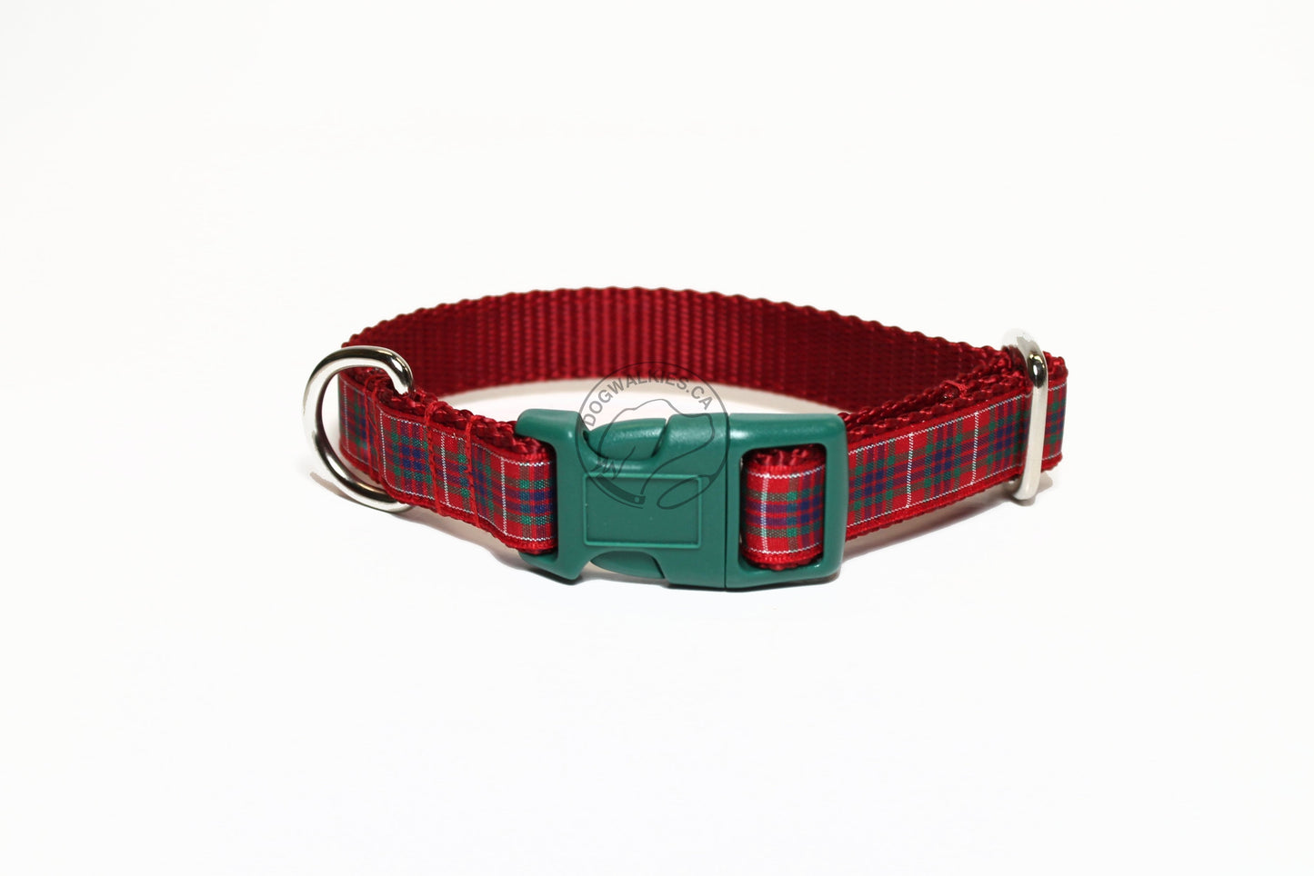 Fraser Clan tartan - dog collar