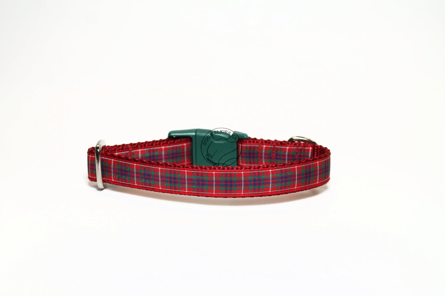 Fraser Clan tartan - dog collar