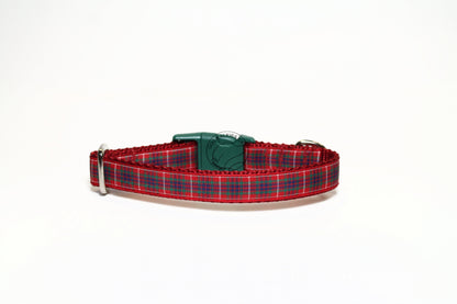 Fraser Clan tartan - dog collar