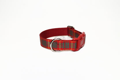 Cameron clan tartan - dog collar
