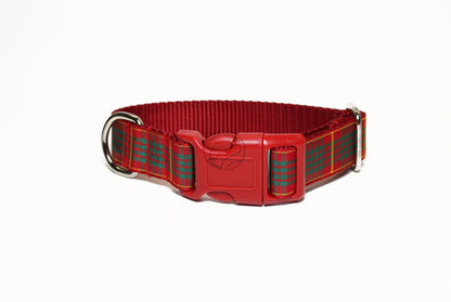 Cameron clan tartan - dog collar