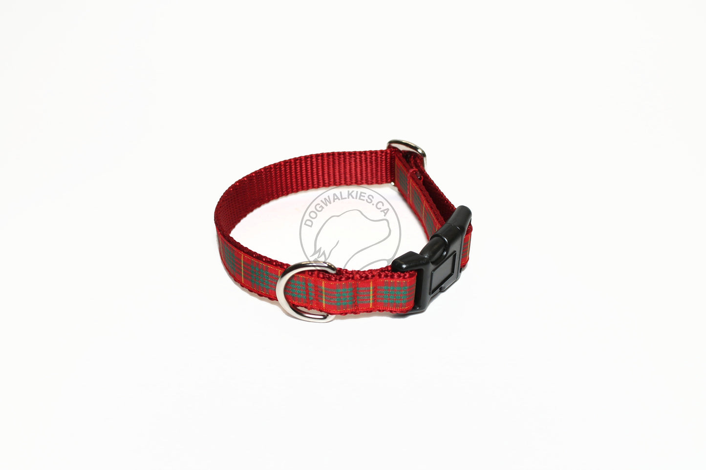 Cameron clan tartan - dog collar
