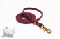 Wine Merlot Biothane Dog Leash - Regular 16mm (5/8") width