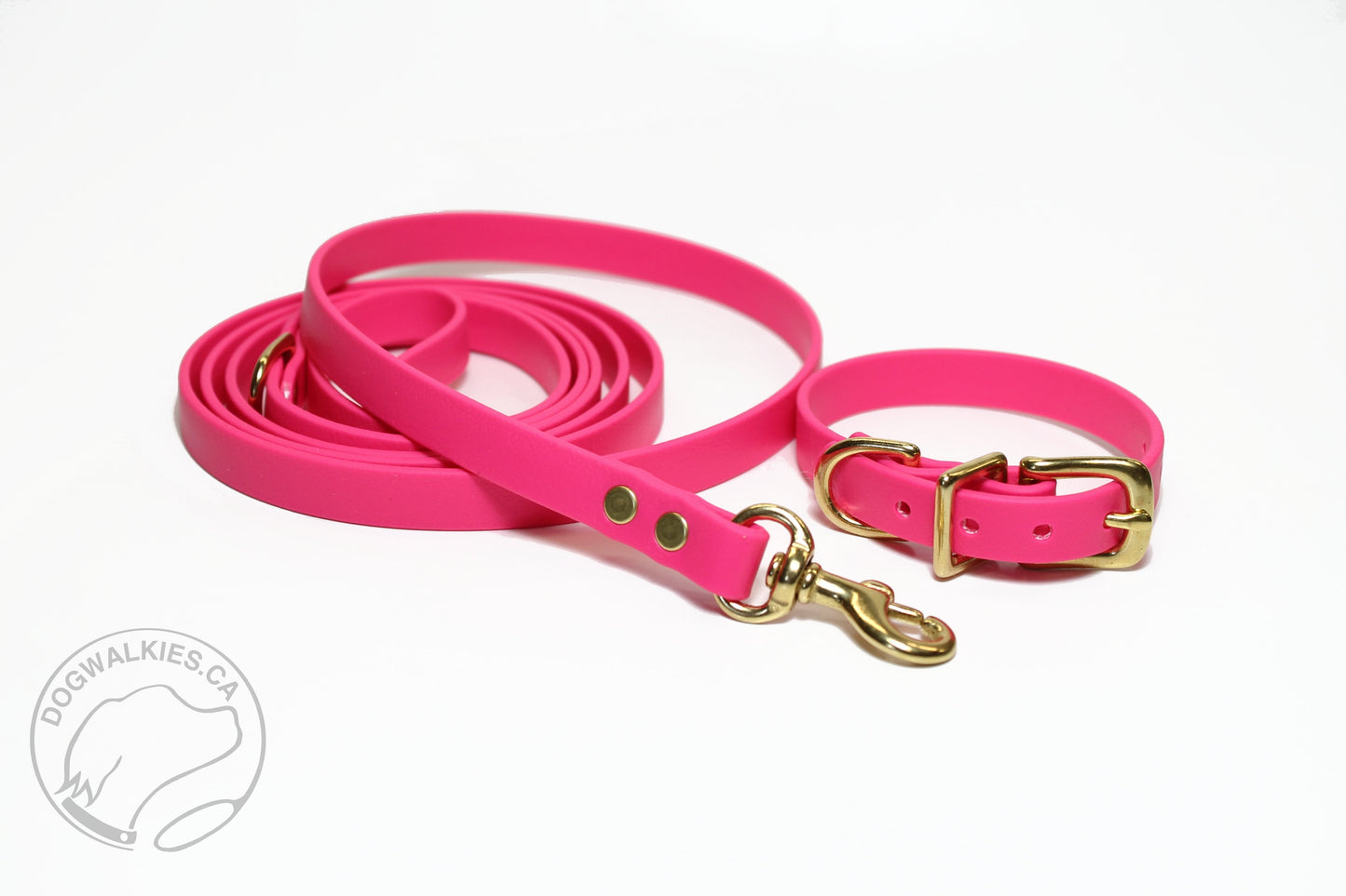 Fuchsia Pink Biothane Small Dog Leash