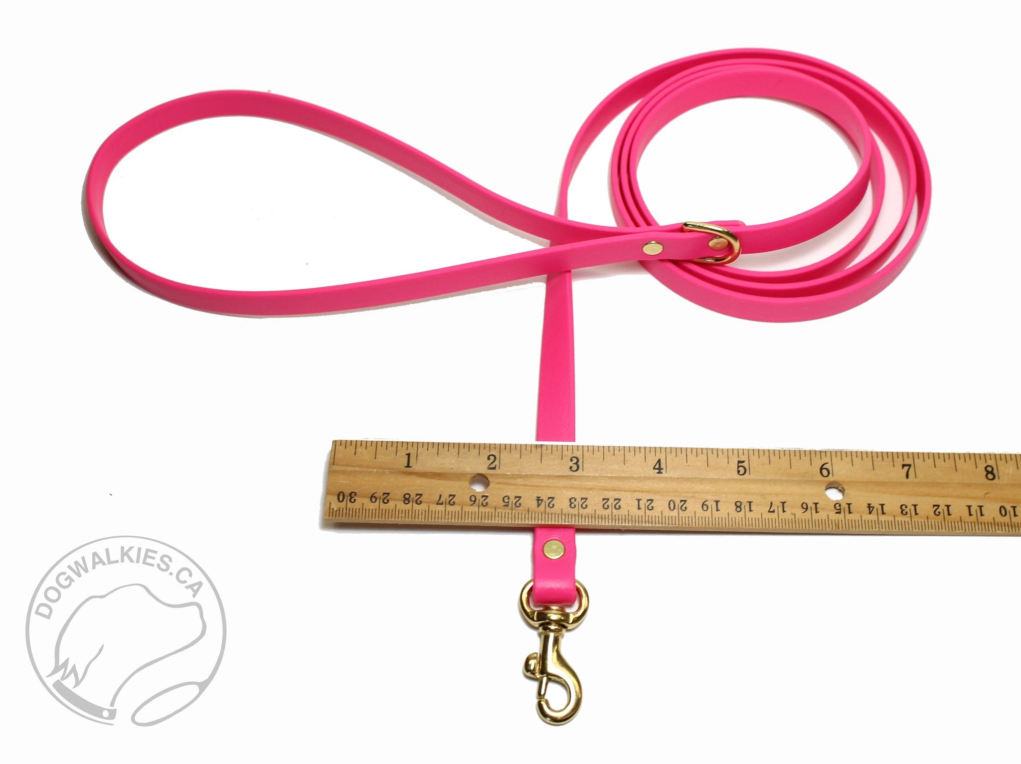 Fuchsia Pink Biothane Small Dog Leash