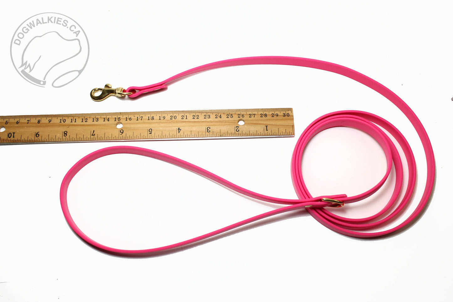 Fuchsia Pink Biothane Small Dog Leash