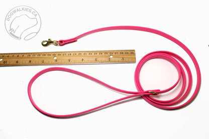 Fuchsia Pink Biothane Small Dog Leash